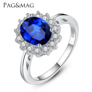 Elegant Princess Diana Inspired Emerald Engagement Ring