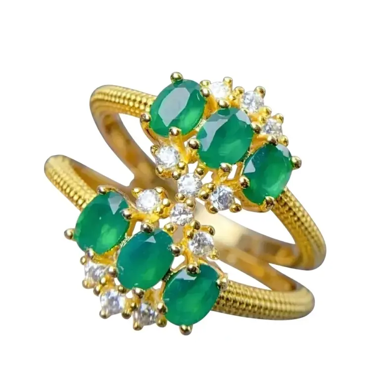 Natural Gemstones — emerald ring